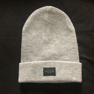 NWT rag & bone ‘Addison’ wool beanie, heather grey